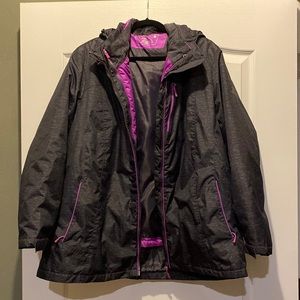 1X ZeroXposur 3 in 1 Coat System Dark Gray and Purple